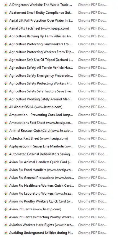 Standards and Guidelines bundle screenshot