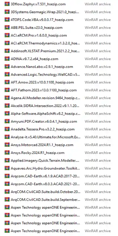 hse & engineering softwares bundle screenshot