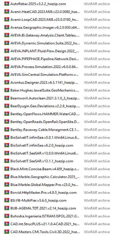 hse & engineering softwares bundle screenshot