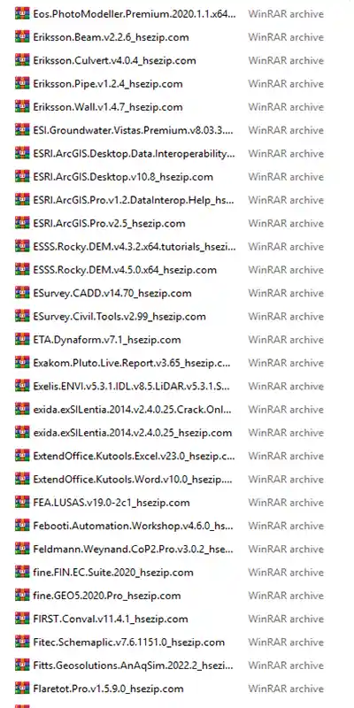 hse & engineering softwares bundle screenshot