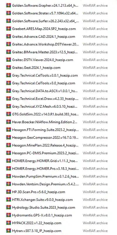 hse & engineering softwares bundle screenshot