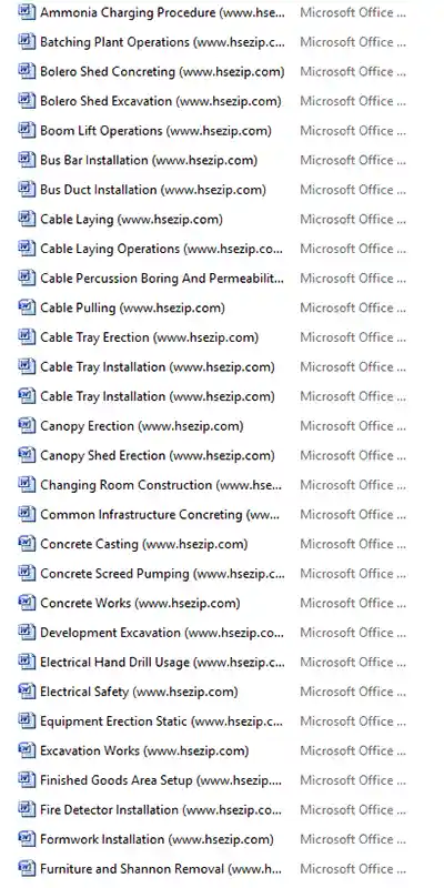method statements bundle screenshot