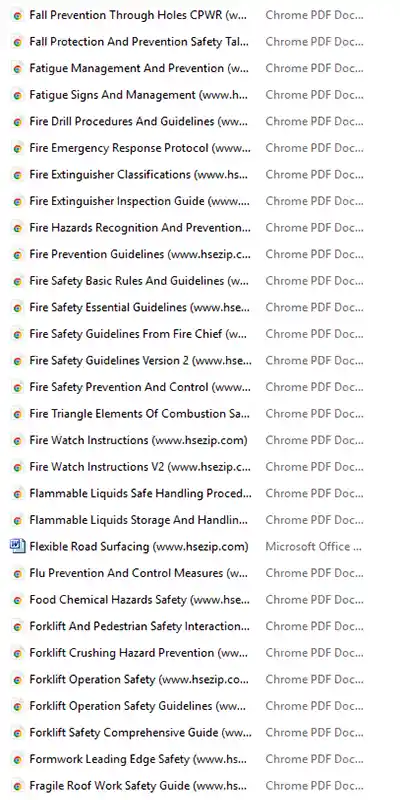 toolbox talks and safety moments bundle screenshot
